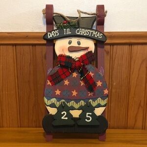 Festive Snowman Countdown Calendar